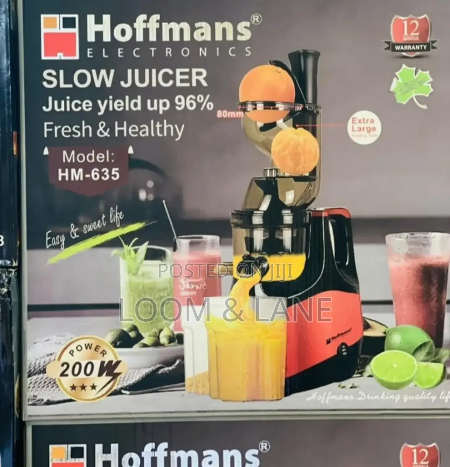 Hoffmans Brand New Slow Juicer