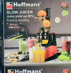 Hoffmans Brand New Slow Juicer