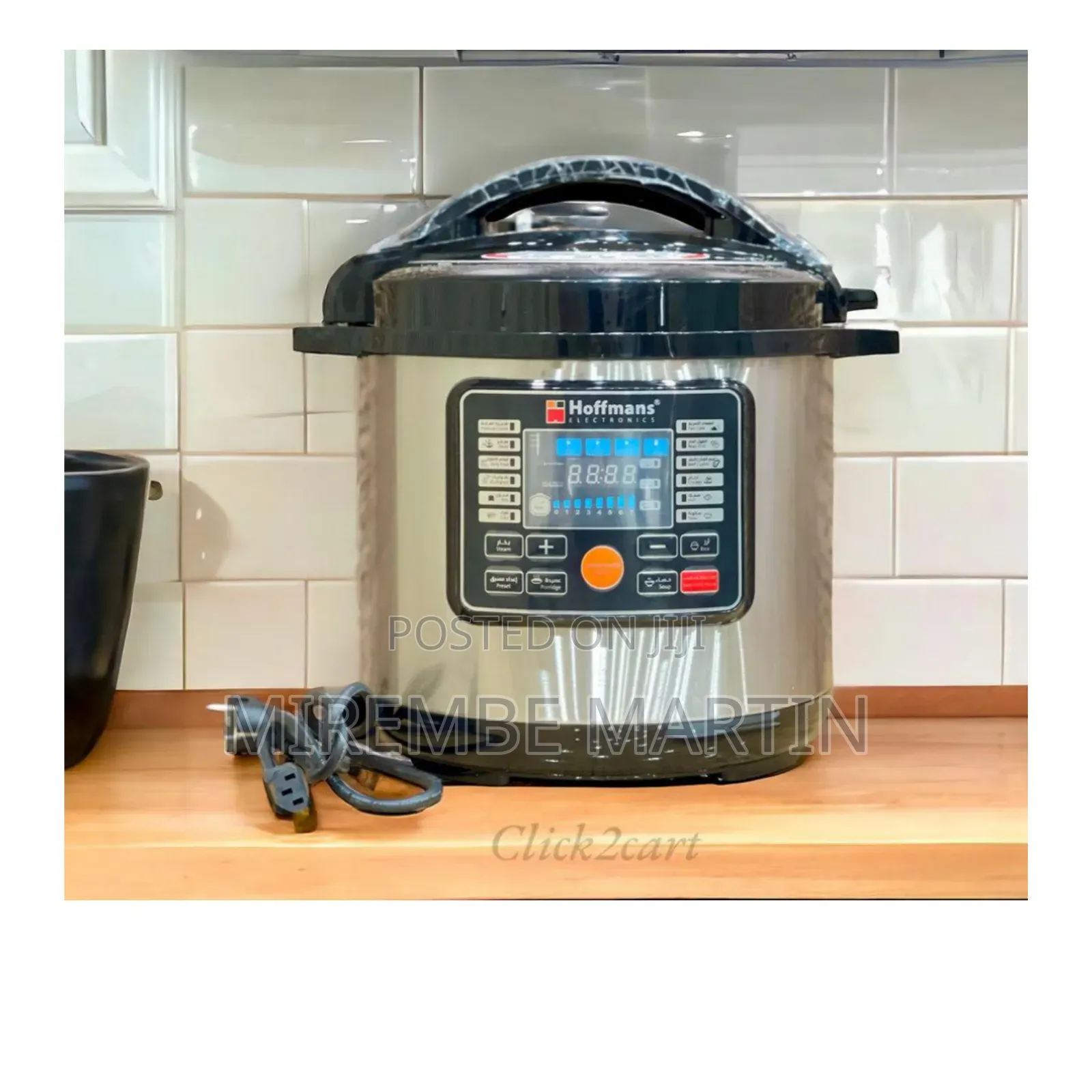 Hoffmans 8L Multifuctional Electric Pressure Cooker.