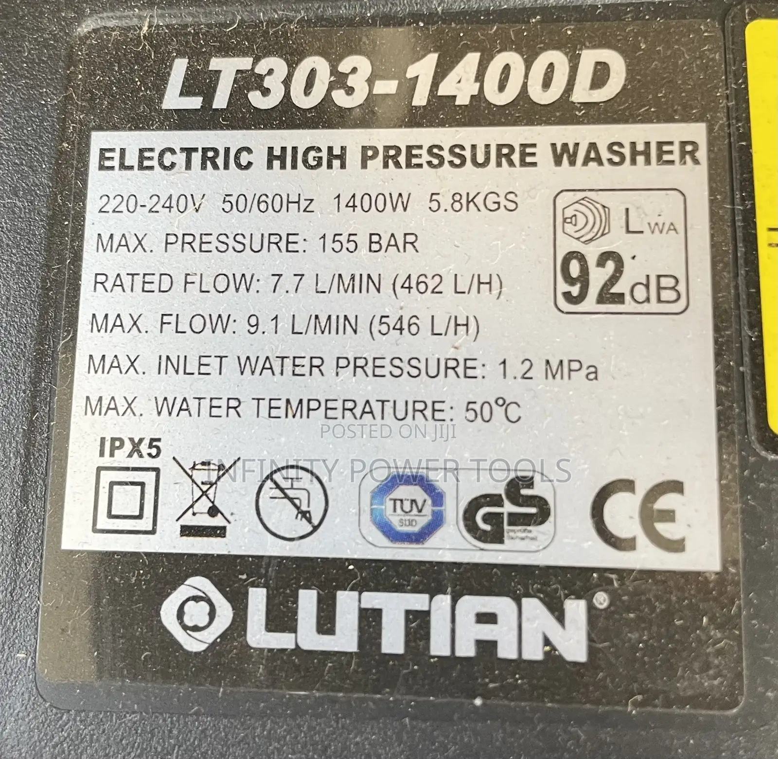 Electric High Pressure Washer(Lutian)