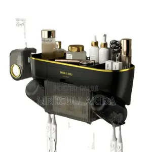 Bathroom Tothpaste Dispenser WTH Makeup Toothbrush Holder
