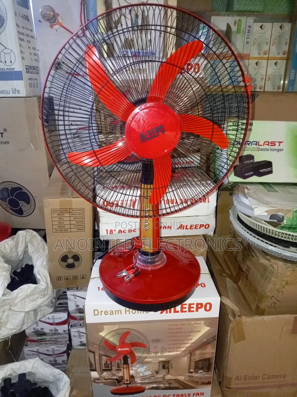 Ac DC Table Fan