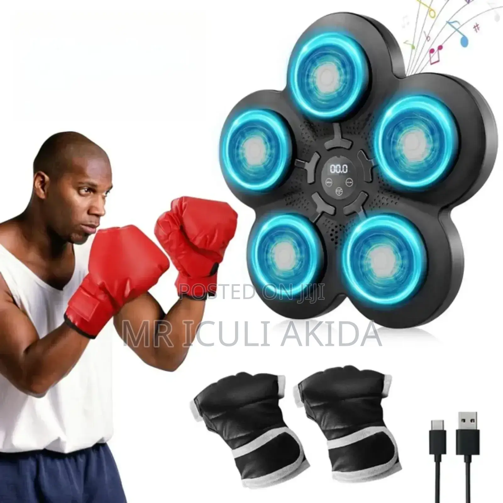Smart Music Wall Mount Boxing Arcade Machine for Training