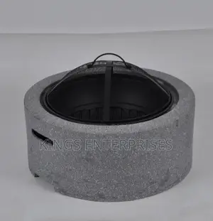 Patio Outdoor Fire Pit and BBQ Grill Pot
