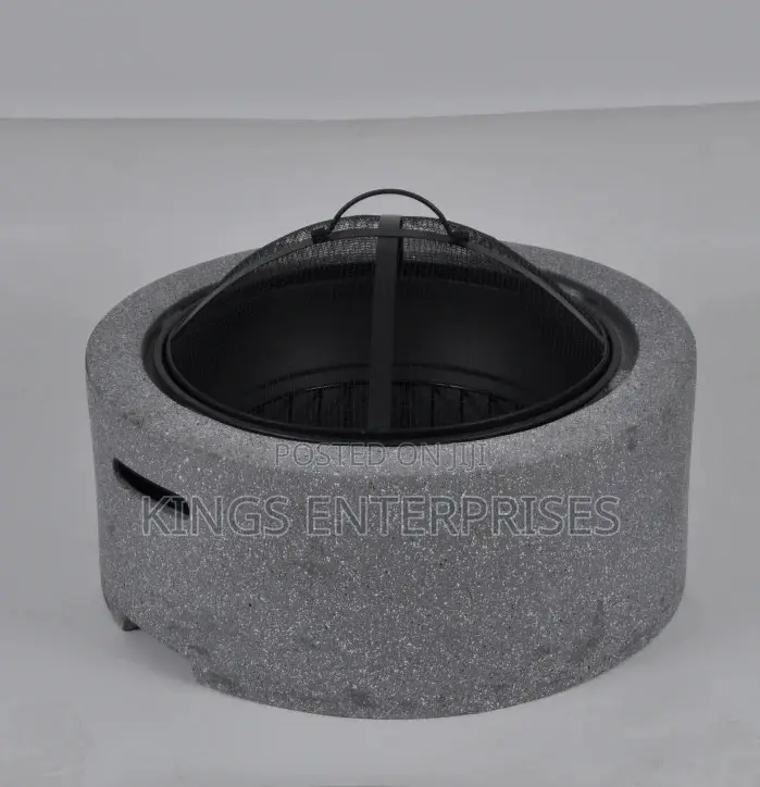 Patio Outdoor Fire Pit and BBQ Grill Pot