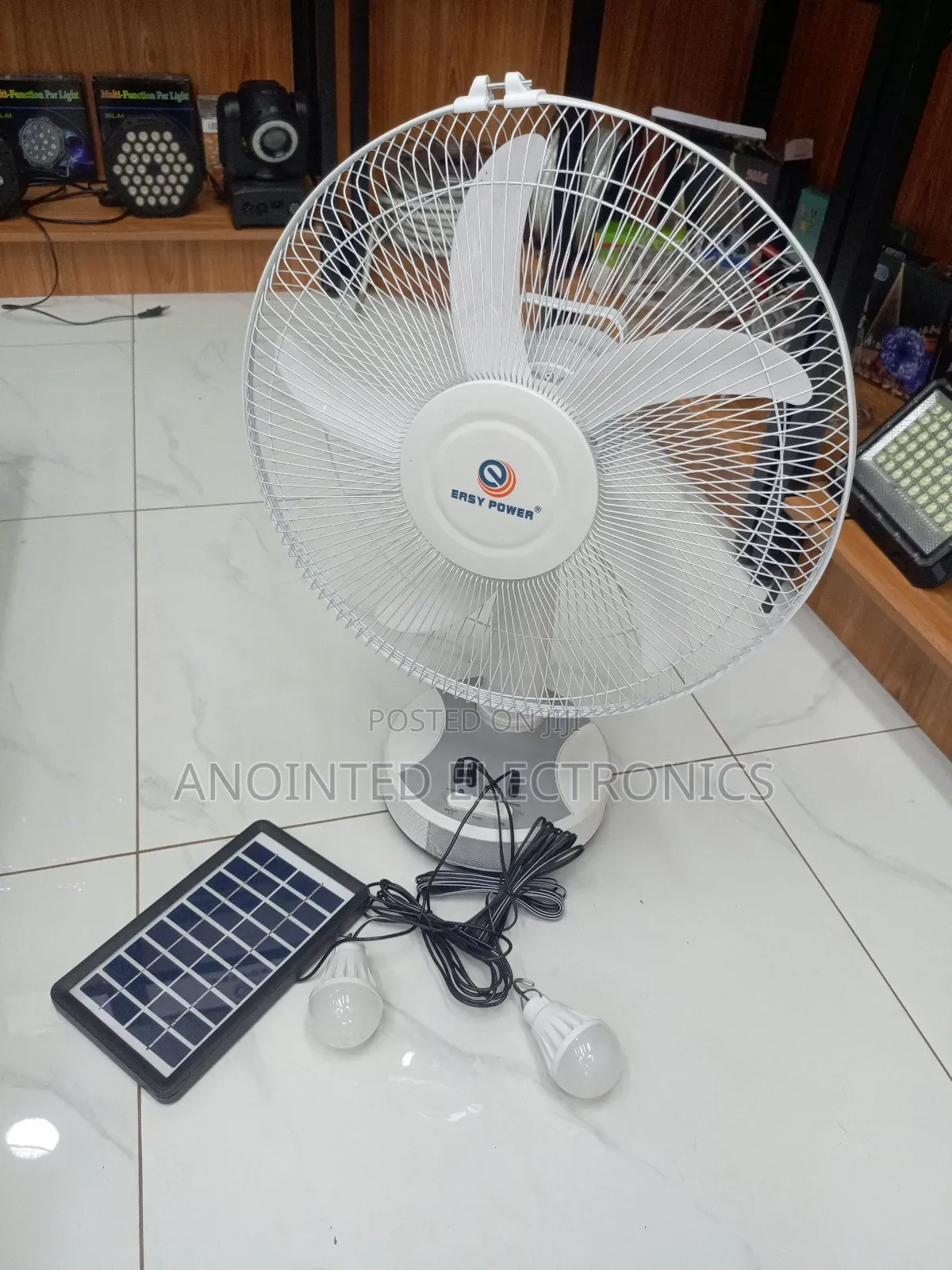 Easy Power Rechargeable Table Fans
