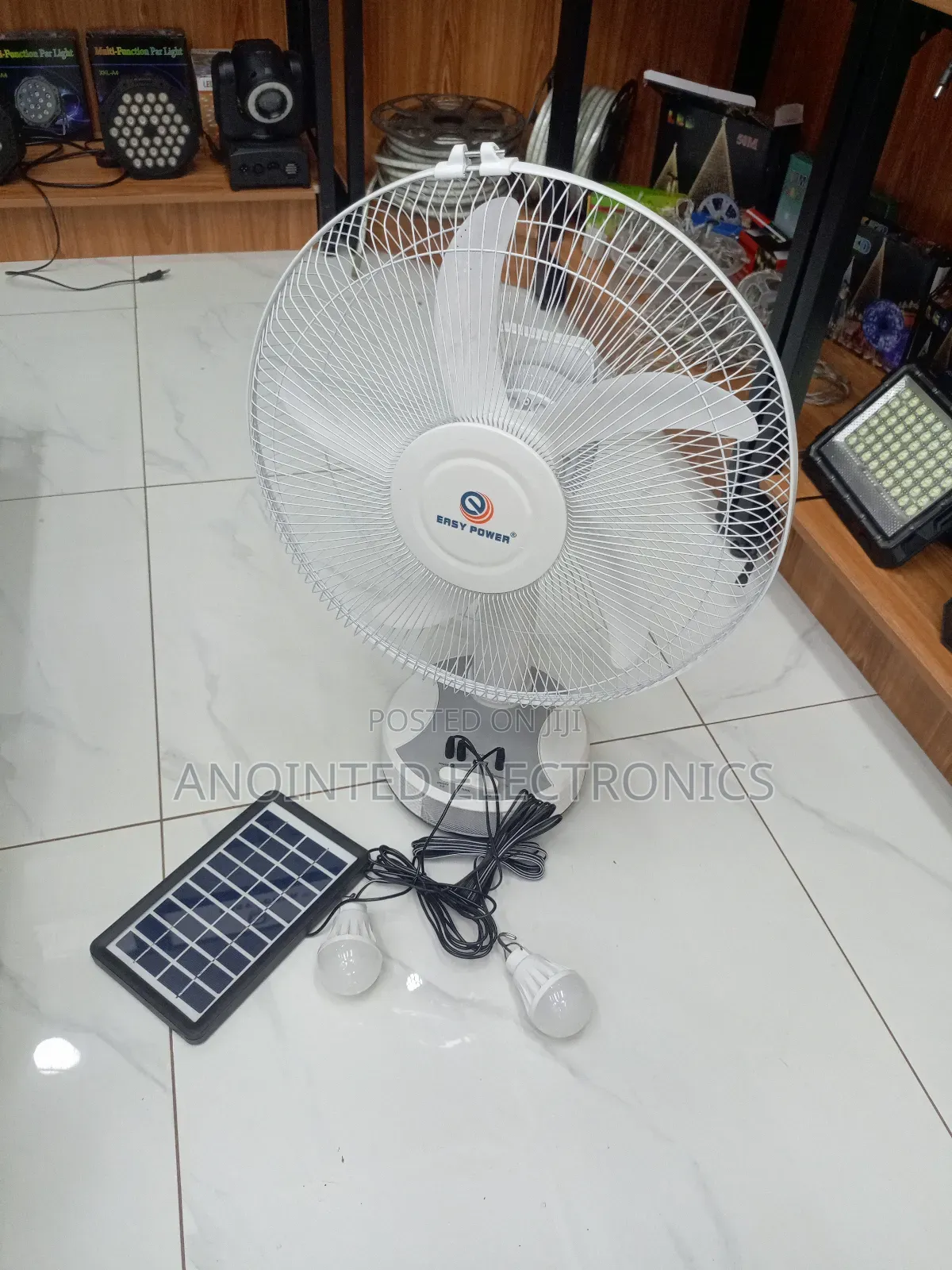 Easy Power Rechargeable Table Fans