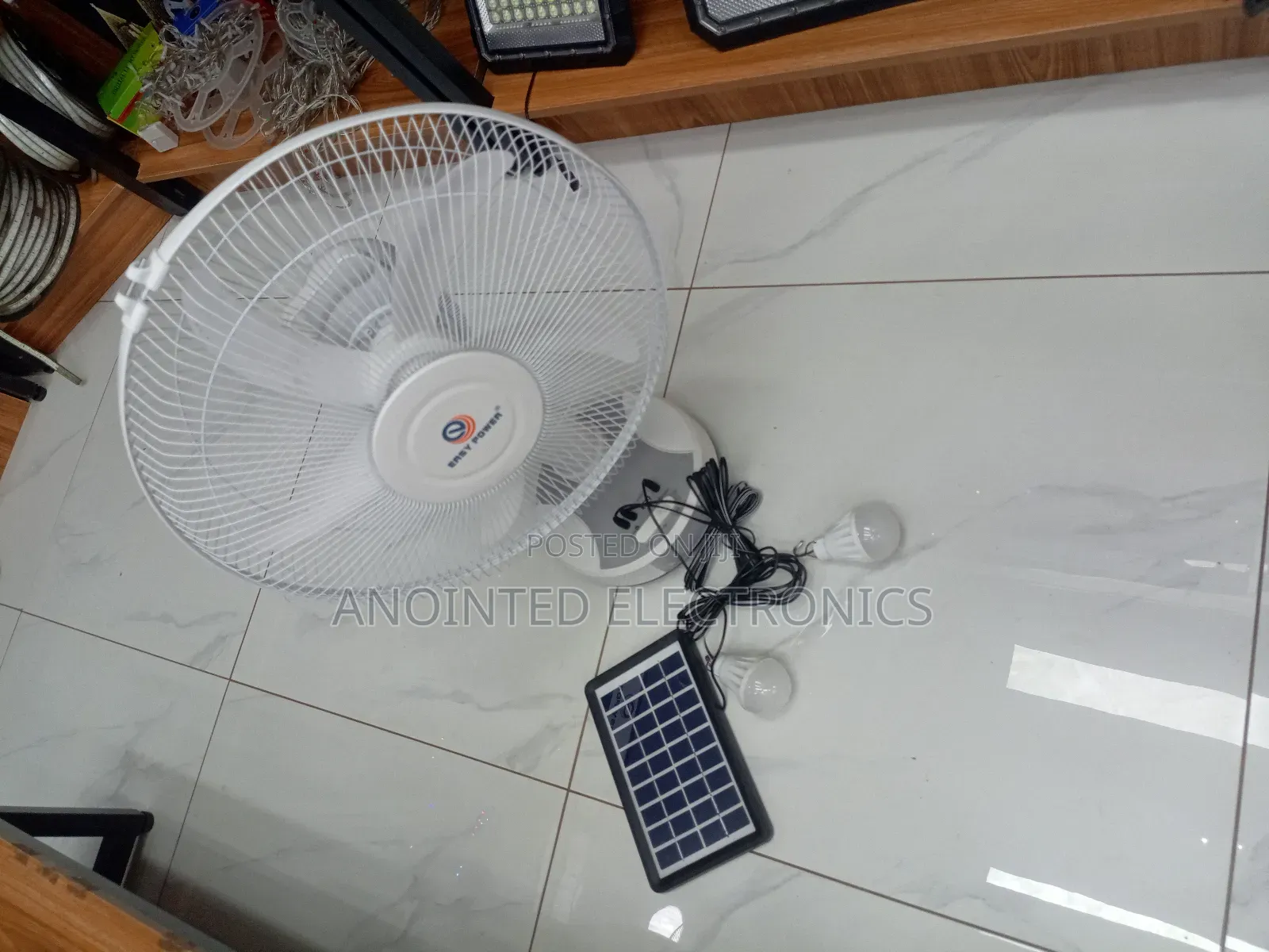 Easy Power Rechargeable Table Fans