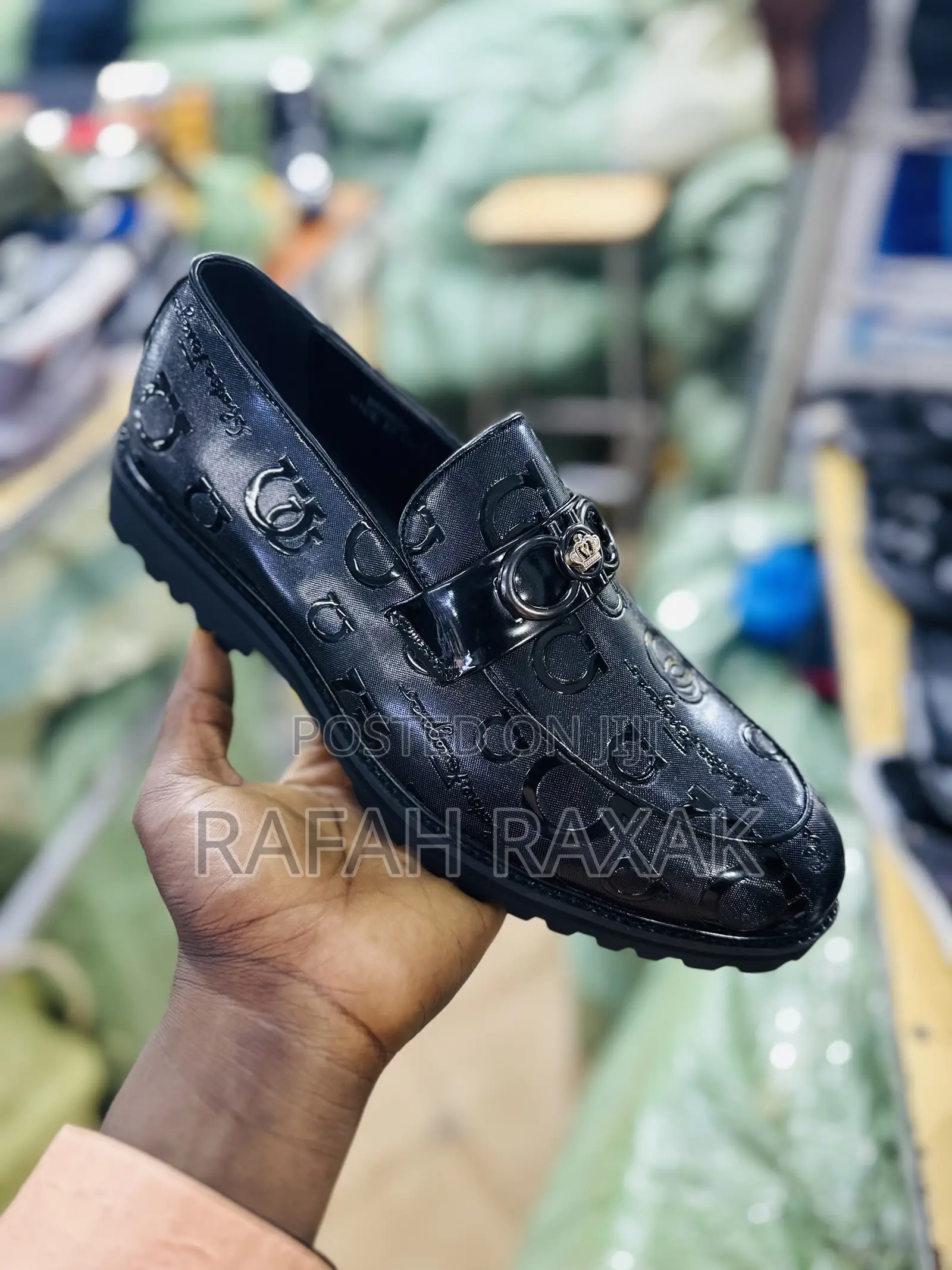 Original Salvatore Ferragamo Luxury Shinny Loafers