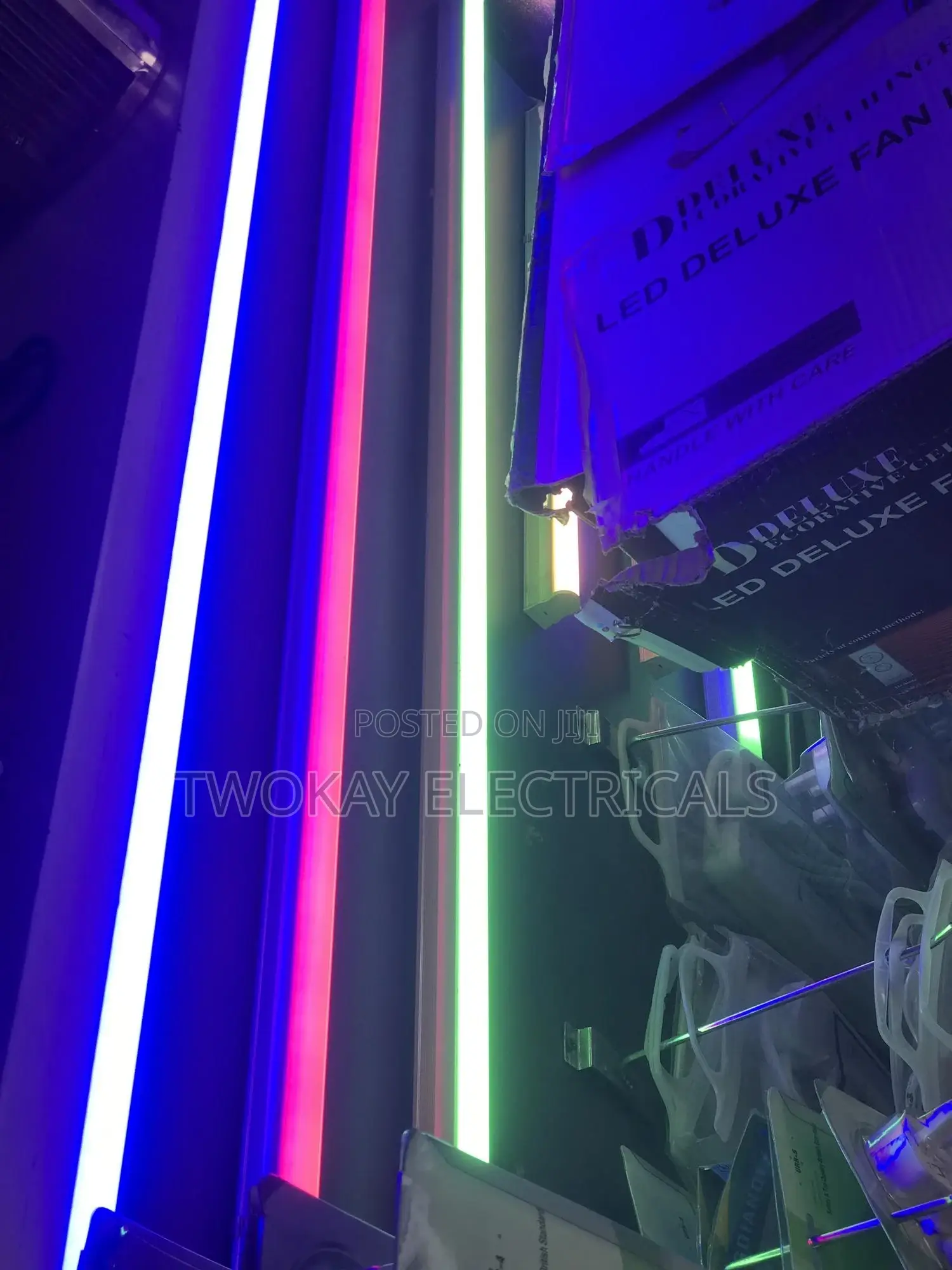 18w Colored LED Fluorescent Tube Lights Red Blue Green