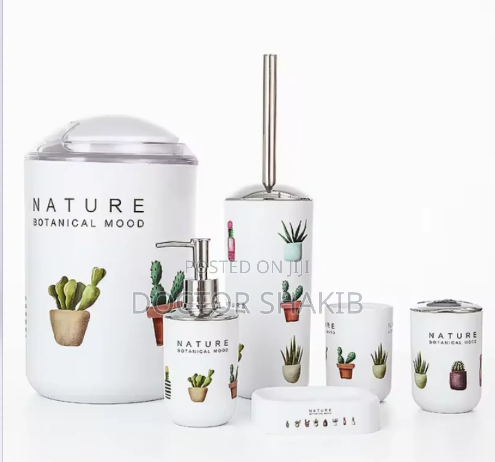 6pcs Classy Unique Bathroom Accessories Set