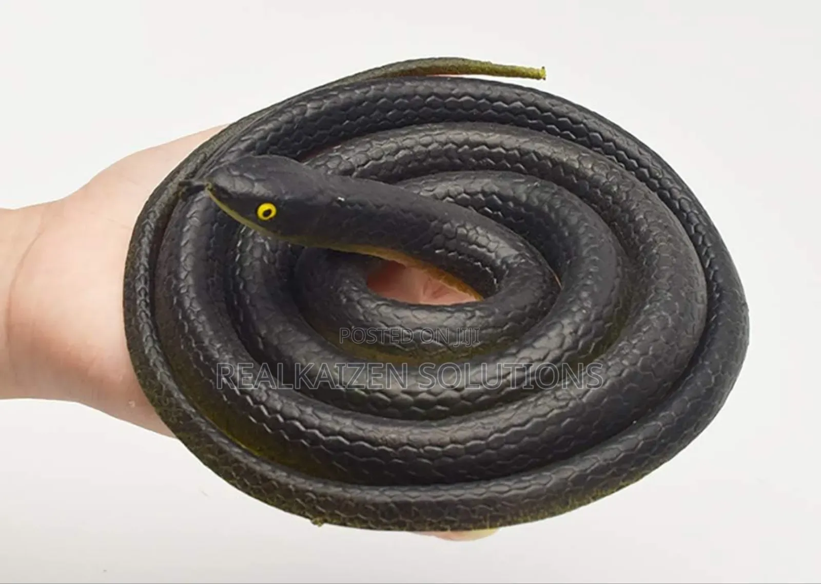 Realistic Fake Rubber Toy Snake for Halloween |Funny Pranks