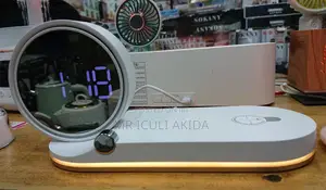 3in1 Wireless Charger WTH Night Light Digital Alarm Clock