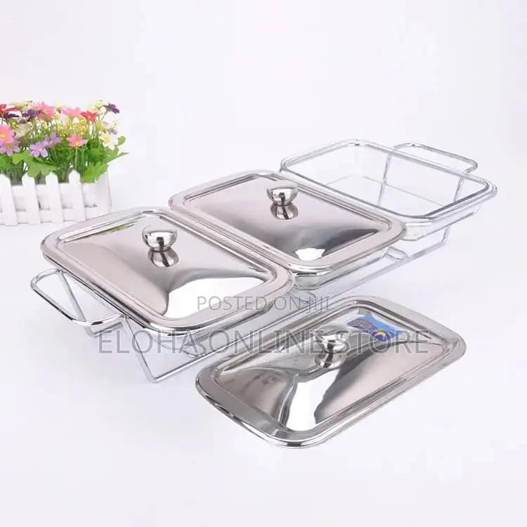 New Design 1.5lx 3pans Buffet Stainless Steel Food Warmer