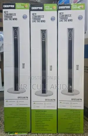 Original Geepas Digital Tower Fan