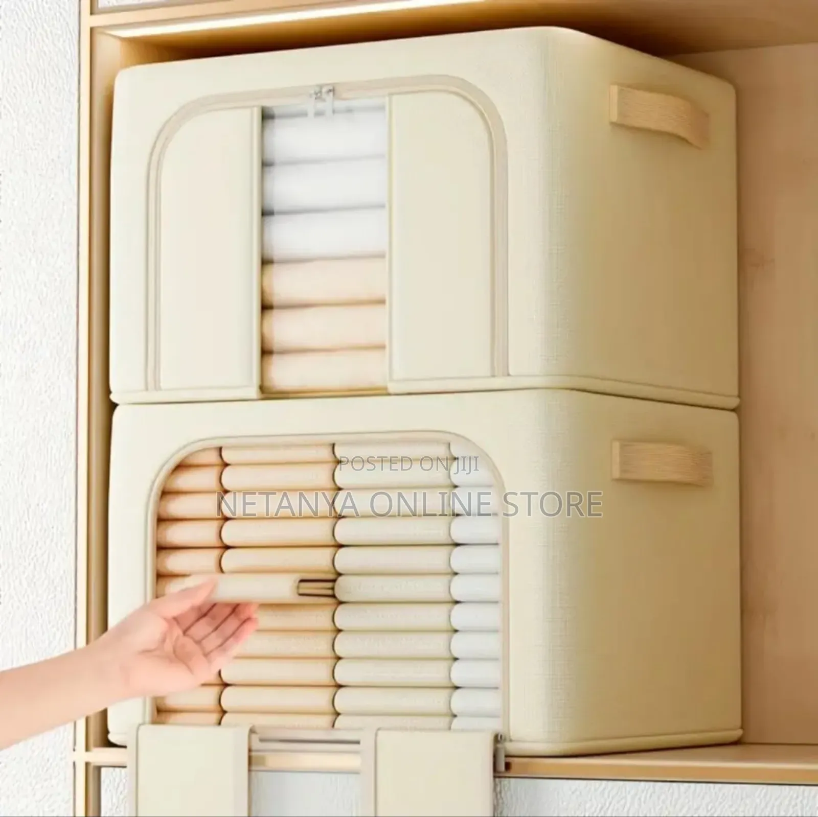 3pcs Stackable Clothes Storage Organizer