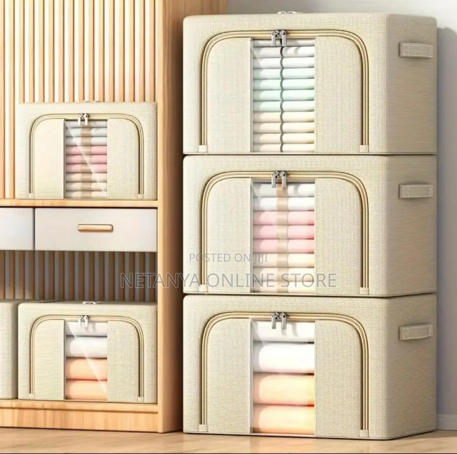 3pcs Stackable Clothes Storage Organizer