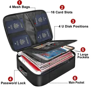 Travel,Office,Home Waterproof Safety and Money Bag