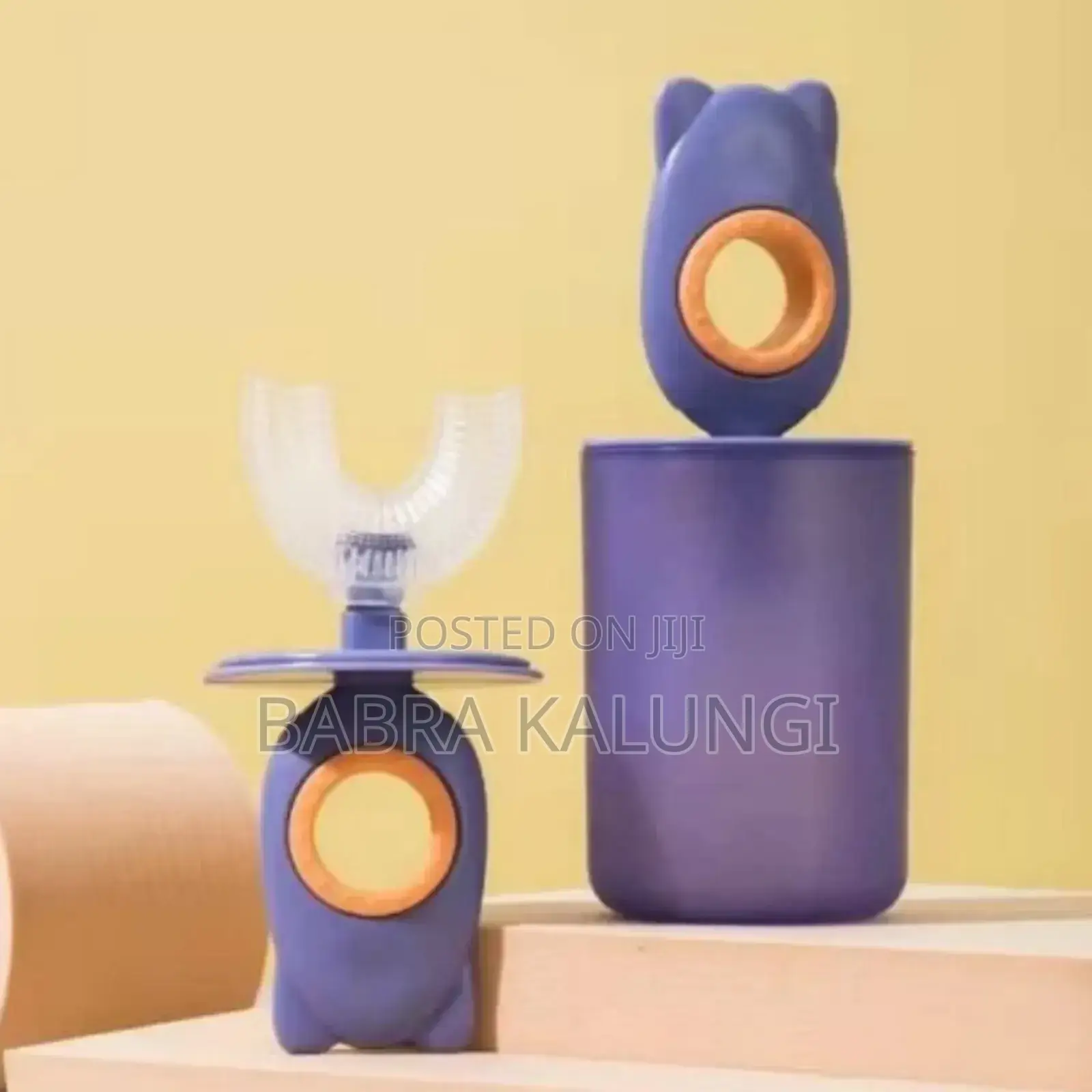 Children’S U-Shaped Toothbrush – Purple