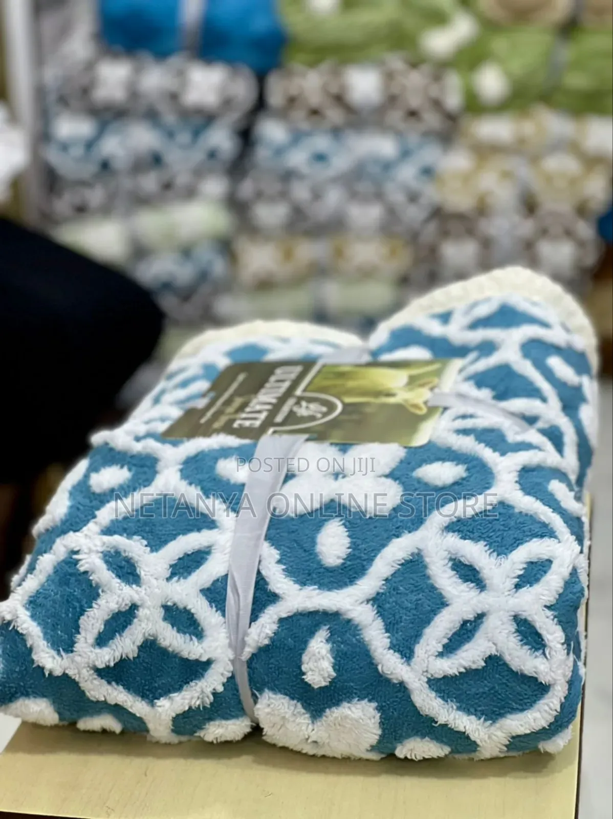 New Embroidered Soft Fleece Blanket