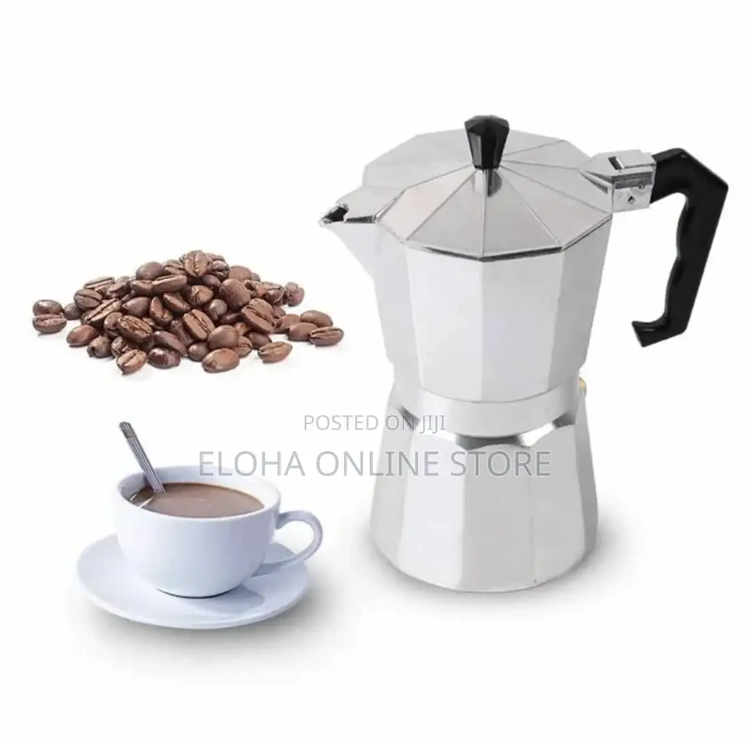 Portable Aluminum Moka Pot, Italian Espresso Coffee Maker,