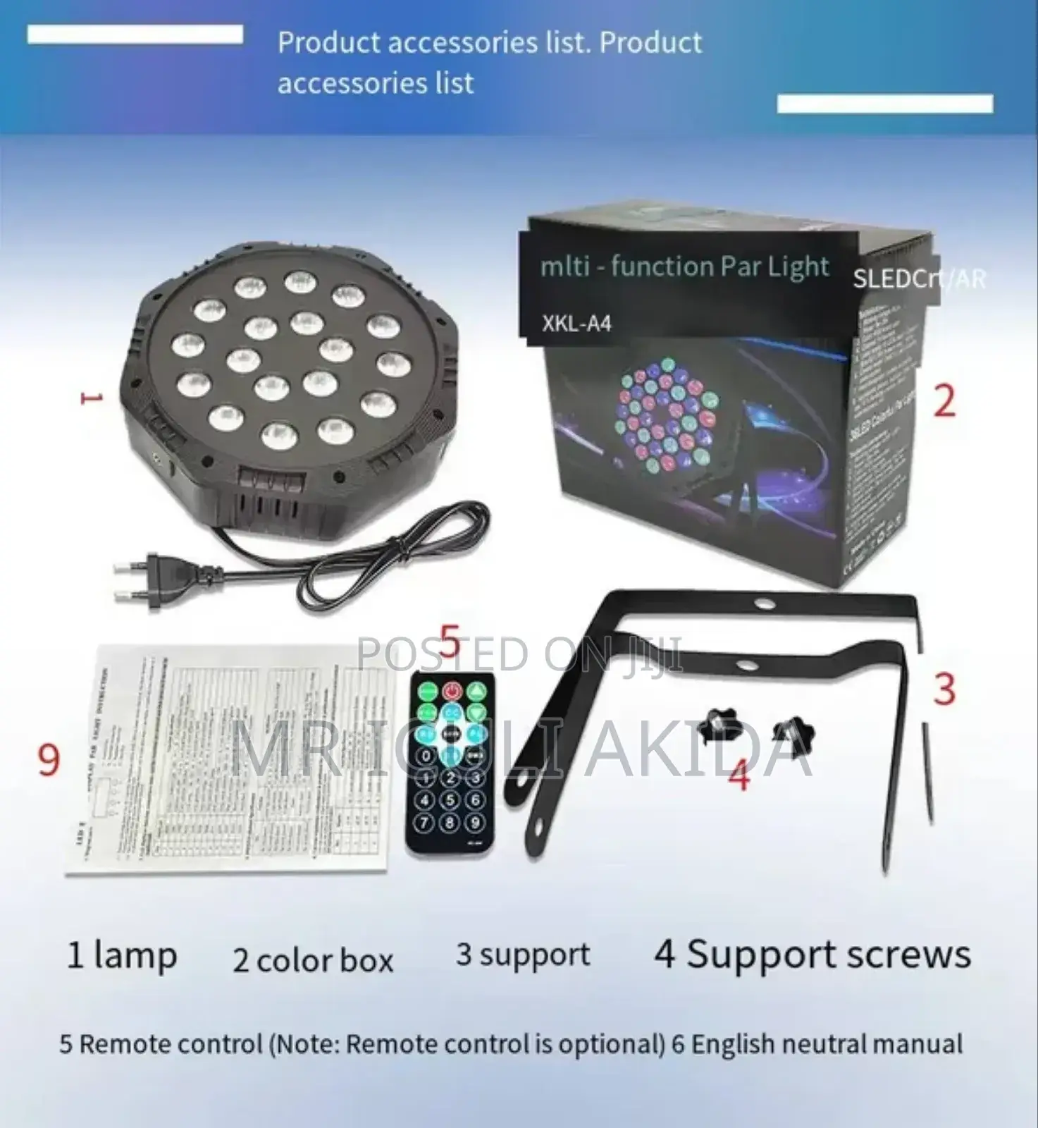 36heads LED Par Light Stage DJ Lights for Bars,Music Stage