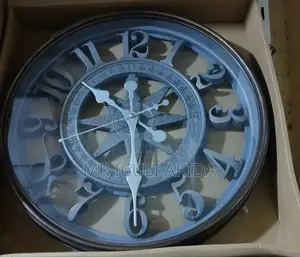 3D Modern Vintage Silent Wall Clock Fr Hotel,Office,Home