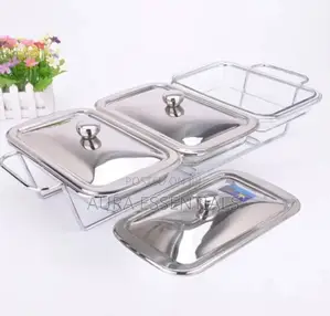 New Design 1.5lx 3pans Buffet Stainless Food Warmer Set