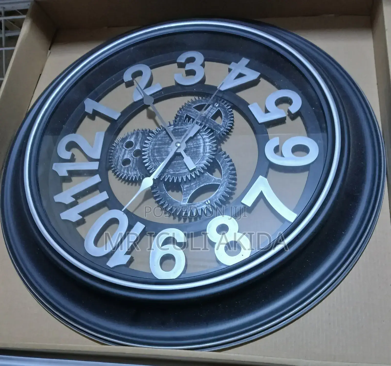 Industrial Gear Analog Wall Clock