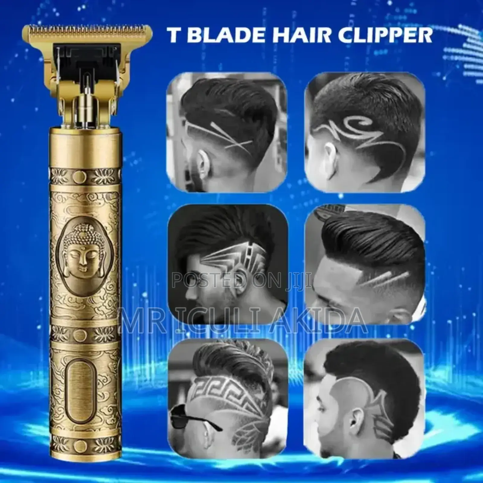 Vintage T9 Rechargeable T Blade Hair Clippers Trimmer