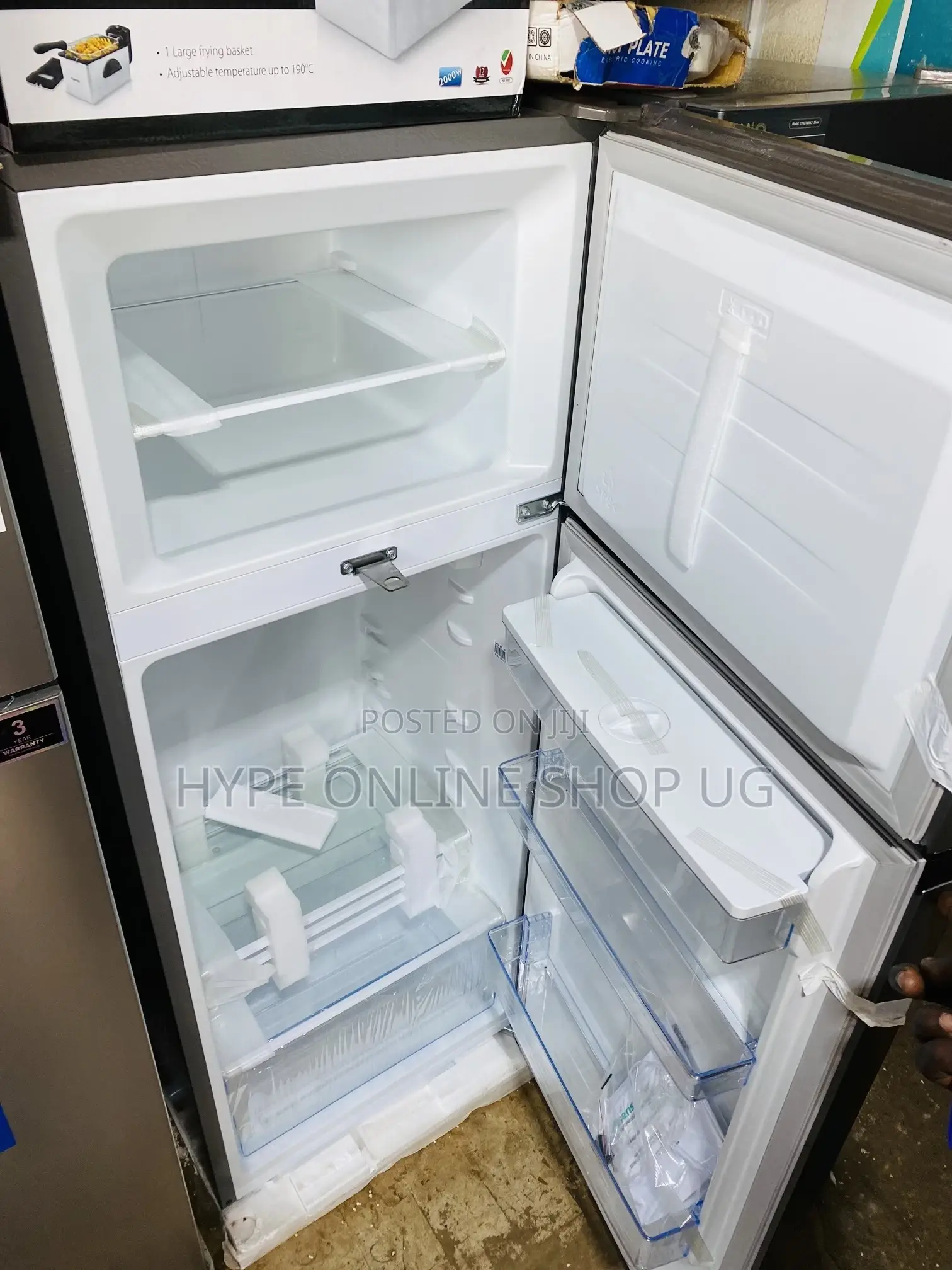 270L Hisense Double Door Fridge