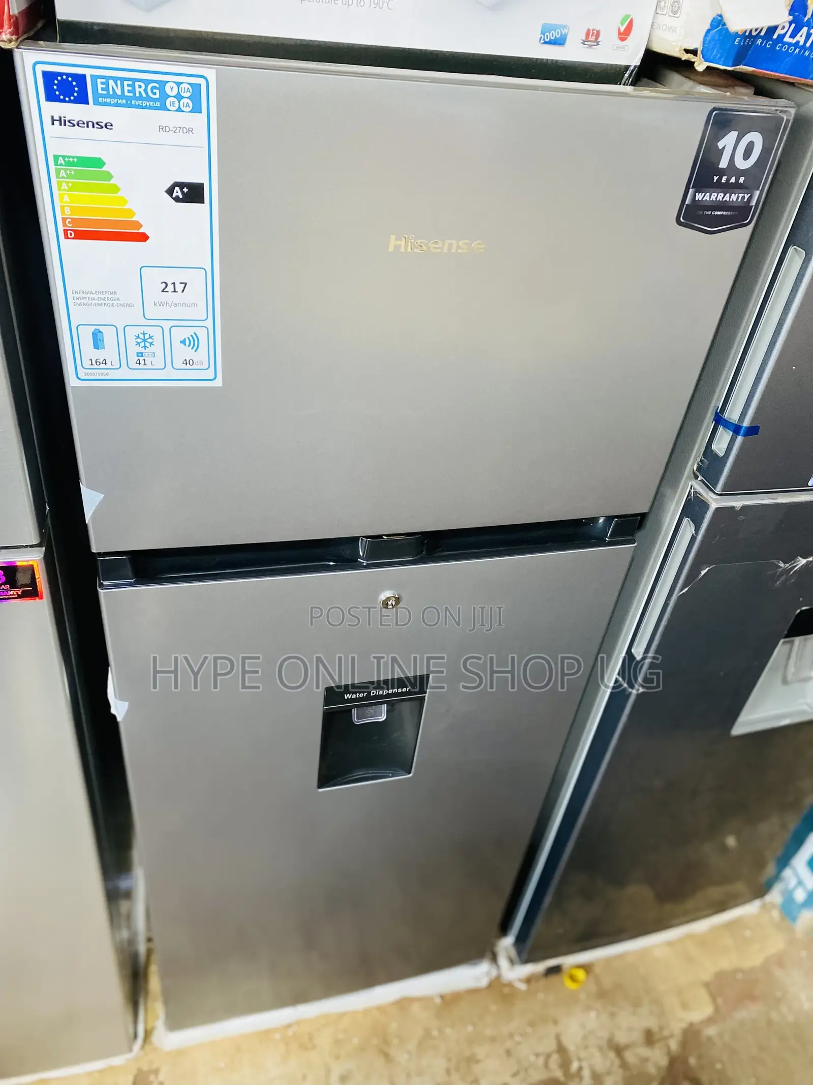 270L Hisense Double Door Fridge