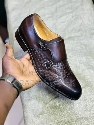 Original John Foster Double Buckle Leather Oxfords