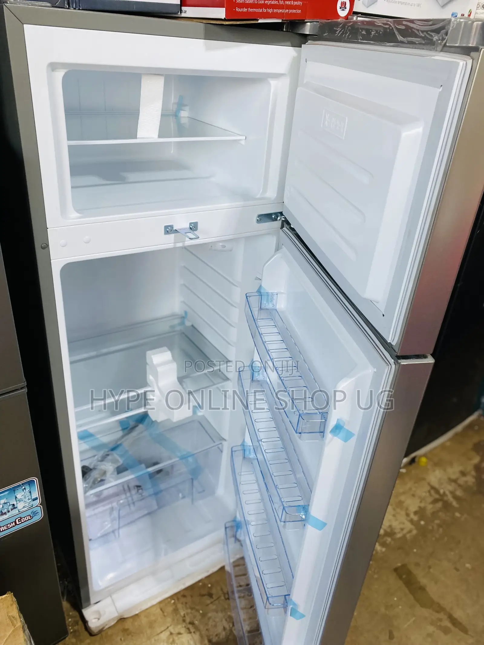 Adh Double Door Fridge 270L