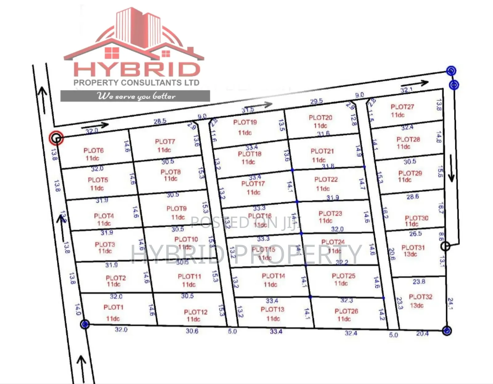 Prime Plots for Sale at Mpigi~Lungala Elite Estate~Masaka Rd
