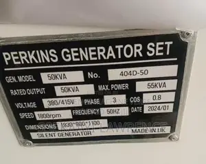 Super Silent Diesel Generator Perkins 50kva