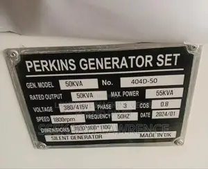 Super Silent Diesel Generator Perkins 50kva