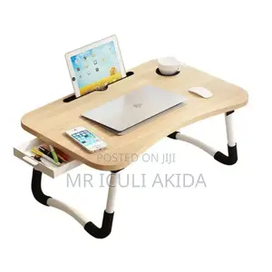 Portable Folding Desktop,Bed Table WTH Phone Tablet Holder
