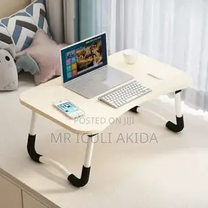 Portable Folding Desktop,Bed Table WTH Phone Tablet Holder