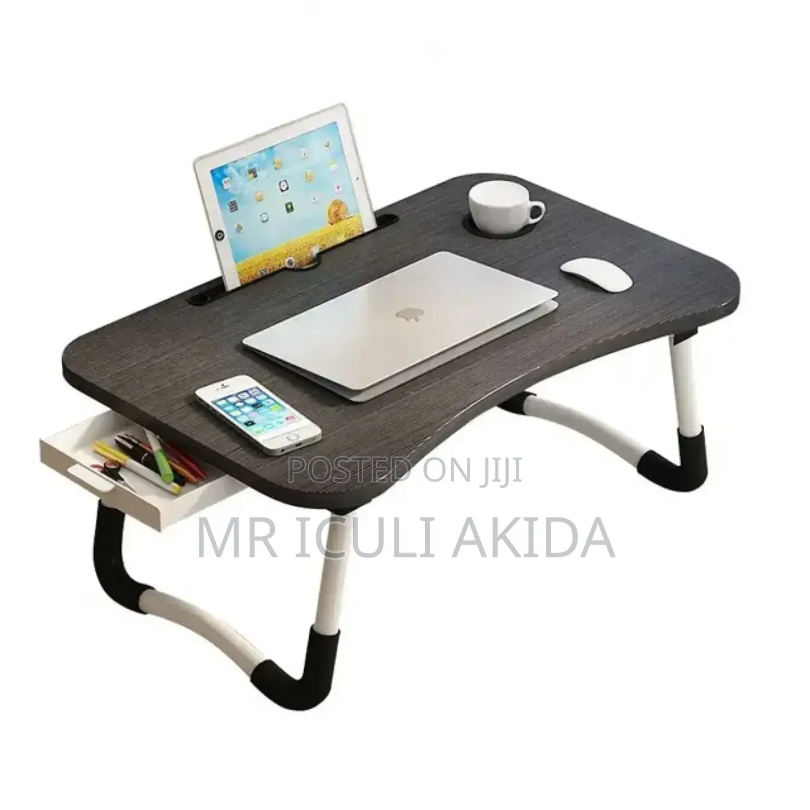 Portable Folding Desktop,Bed Table WTH Phone Tablet Holder