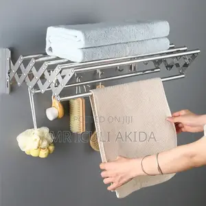 Wall Mounted Space Saving Foldable Landry/Cloth Drying Rack