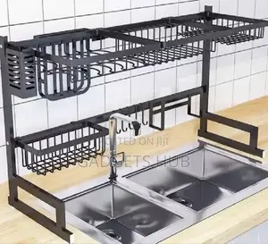 Stainless Steel Dish Rack Drainer Kitchen Drying Shelf