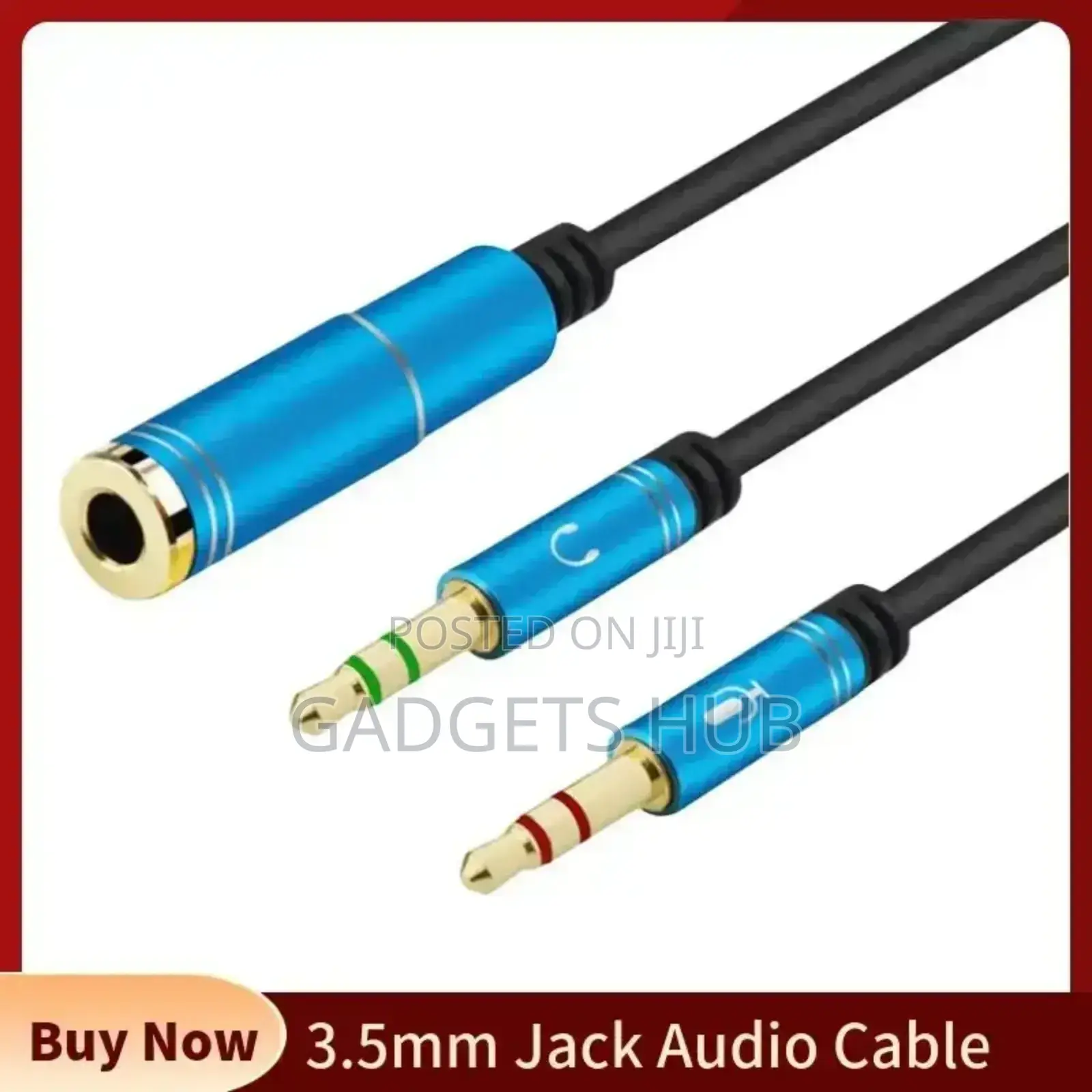 Headset Adapter Y Splinter 3.5mmjack Cable With Separate Mic