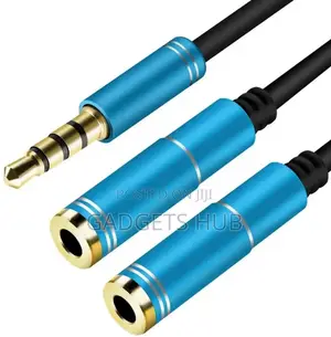 Headset Adapter Y Splinter 3.5mmjack Cable With Separate Mic