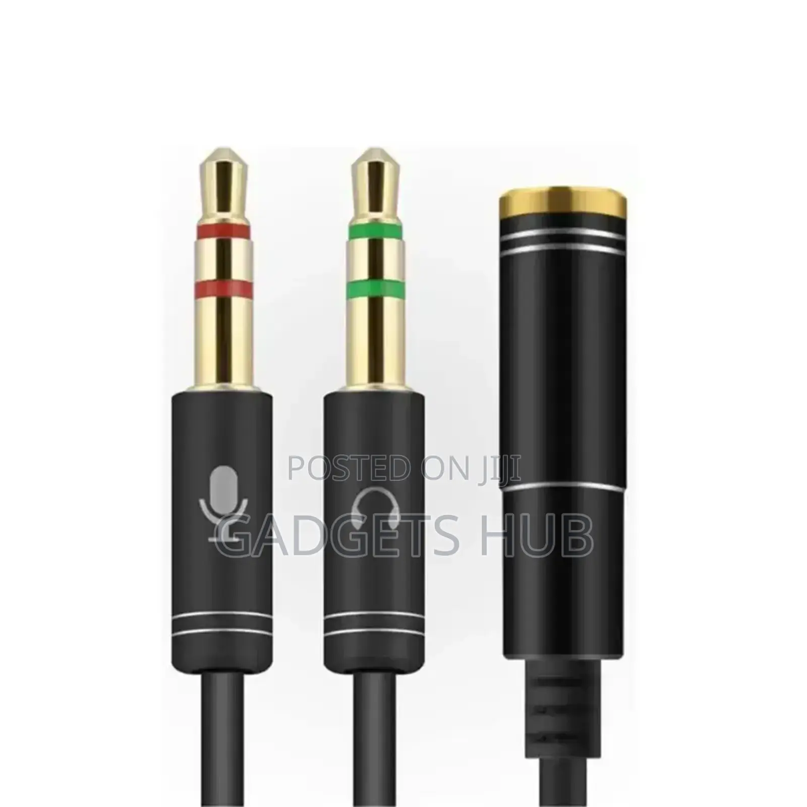 Headset Adapter Y Splinter 3.5mmjack Cable With Separate Mic