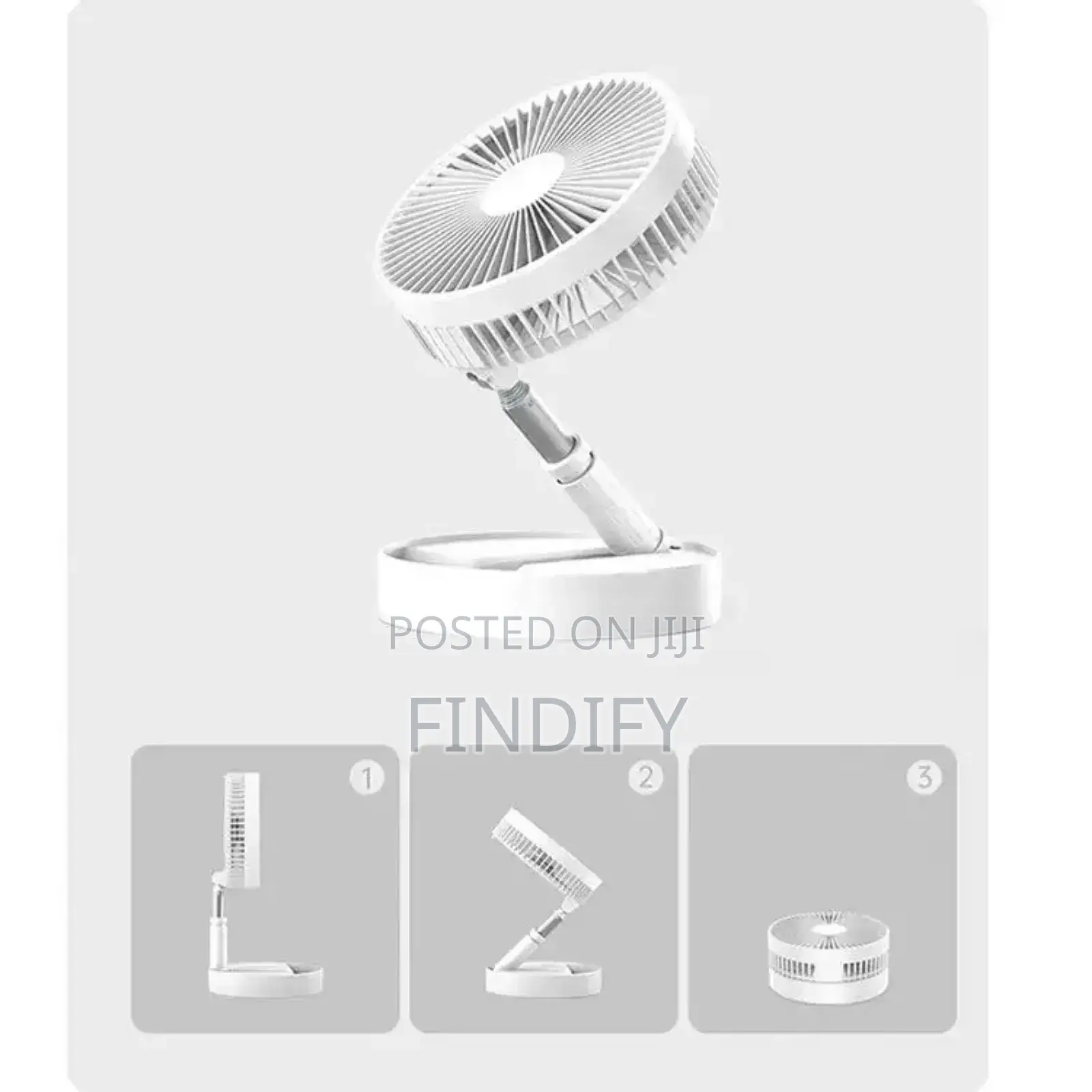 7200MAH Rechargeable Folding FAN Stand Fan Portable