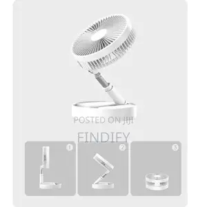7200MAH Rechargeable Folding FAN Stand Fan Portable