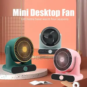 3 Wind Speeds Quiet Cooler Adjustable Overheat
Table Fan