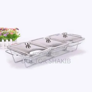 New Design 1.5lx3pans Buffet Stainless Steel Food Warmer Set