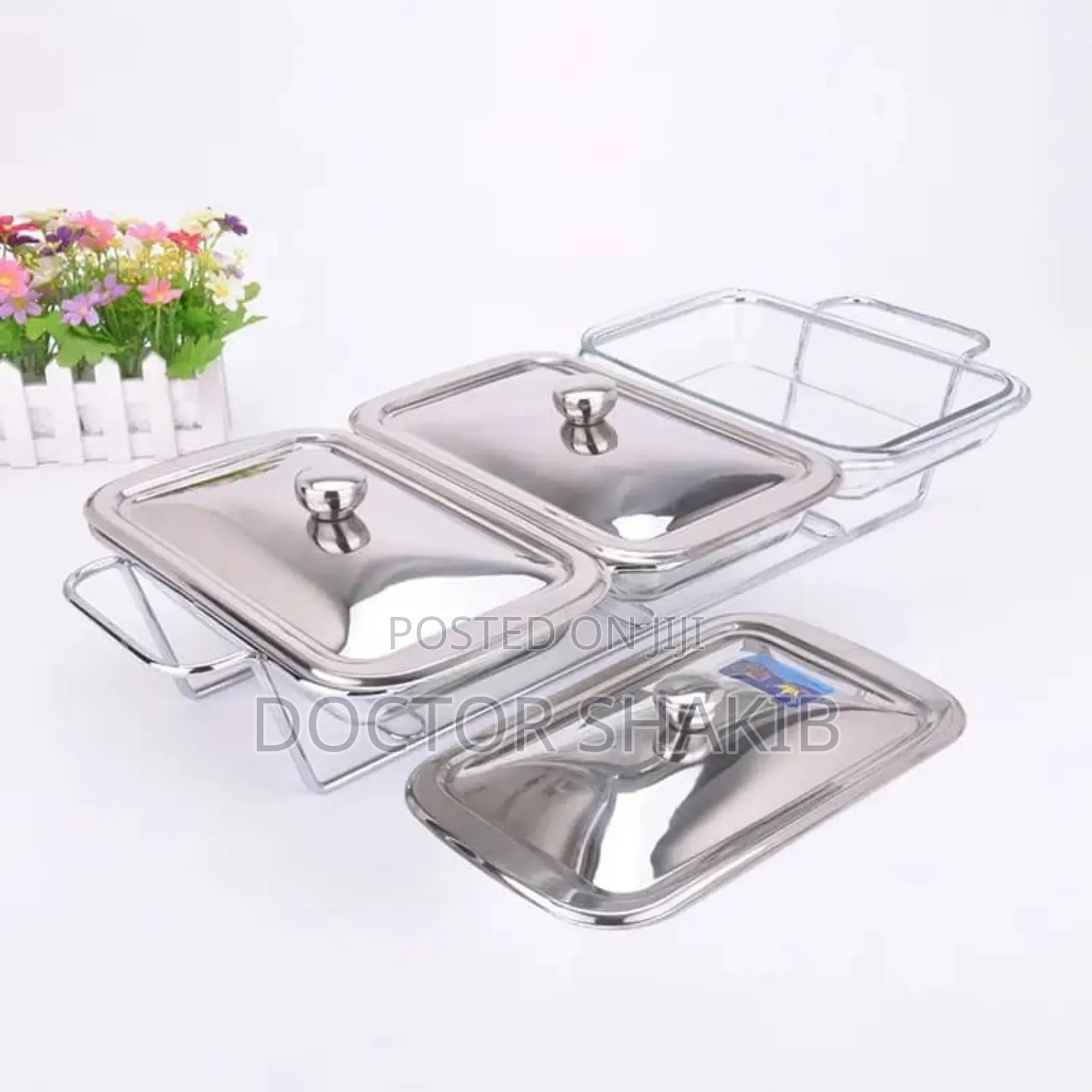 New Design 1.5lx3pans Buffet Stainless Steel Food Warmer Set